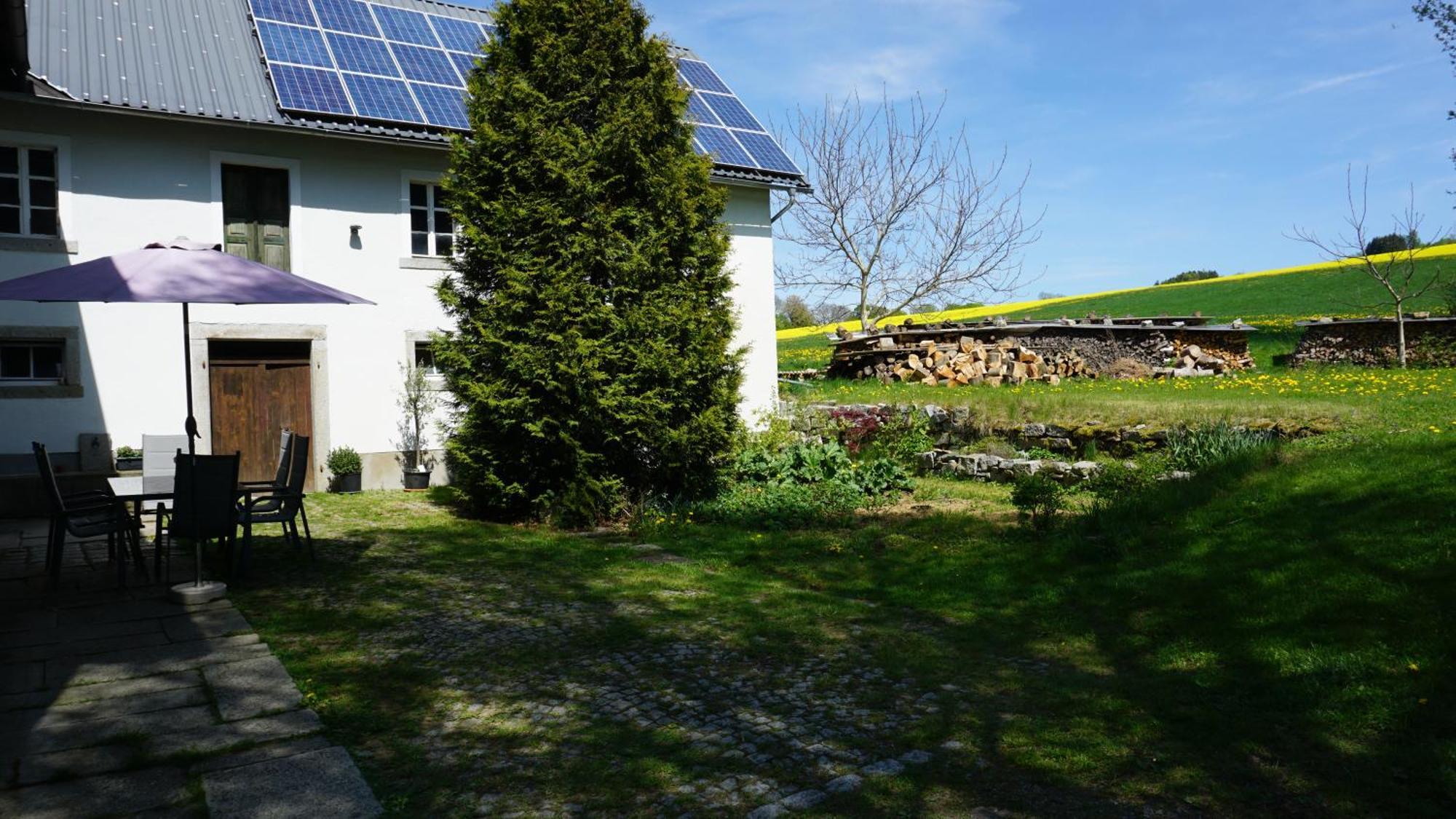 Ferienwohnung Im Bauernhaus Im Fichtelgebirge Gefrees Extérieur photo