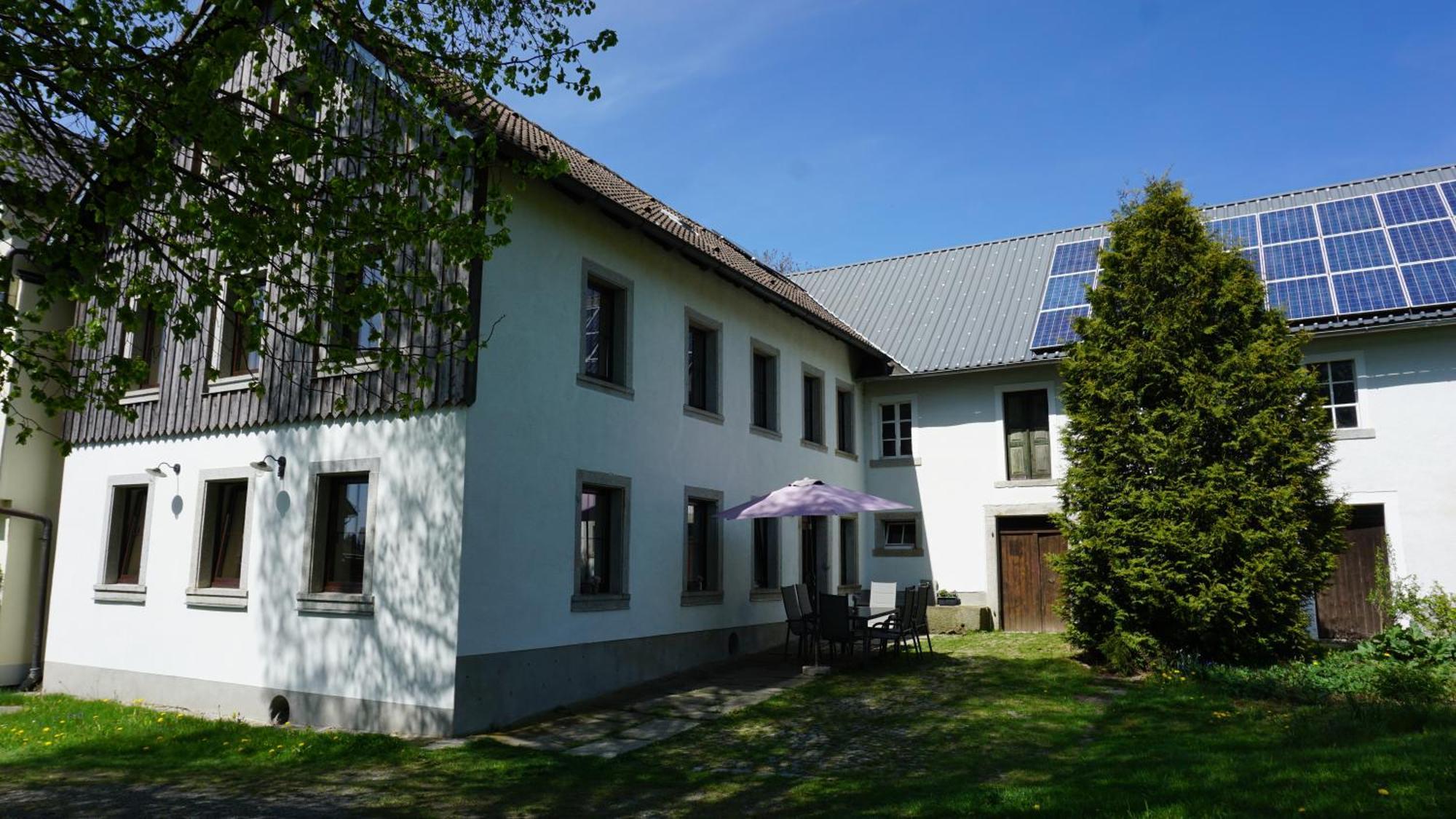Ferienwohnung Im Bauernhaus Im Fichtelgebirge Gefrees Extérieur photo